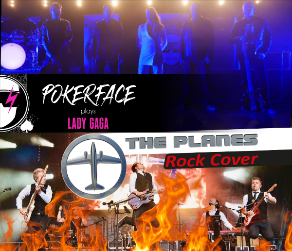 Concert de PokerFace plays Lady Gaga et The Planes un Cover Groupe