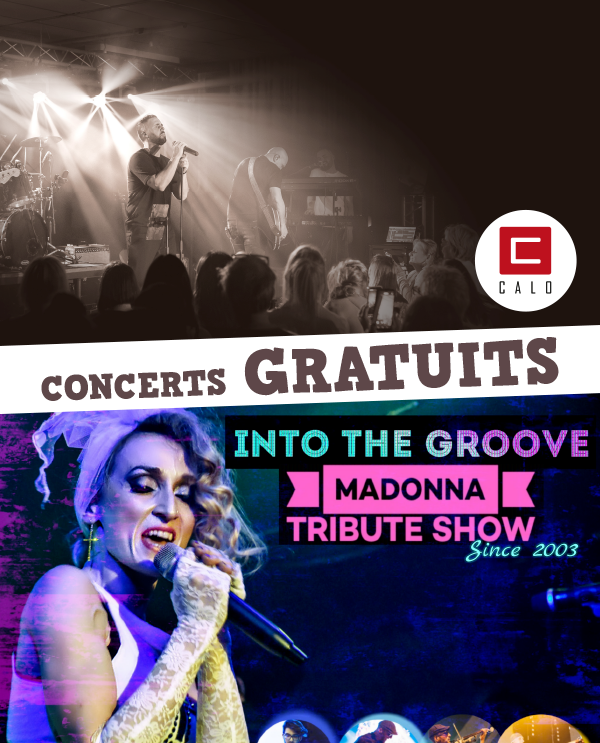 Concert de Calo plays Calogero et Into the Groove, Madonna tribute show